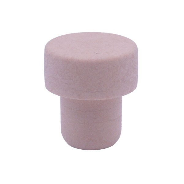 Single solid beige monoblock t-top stopper